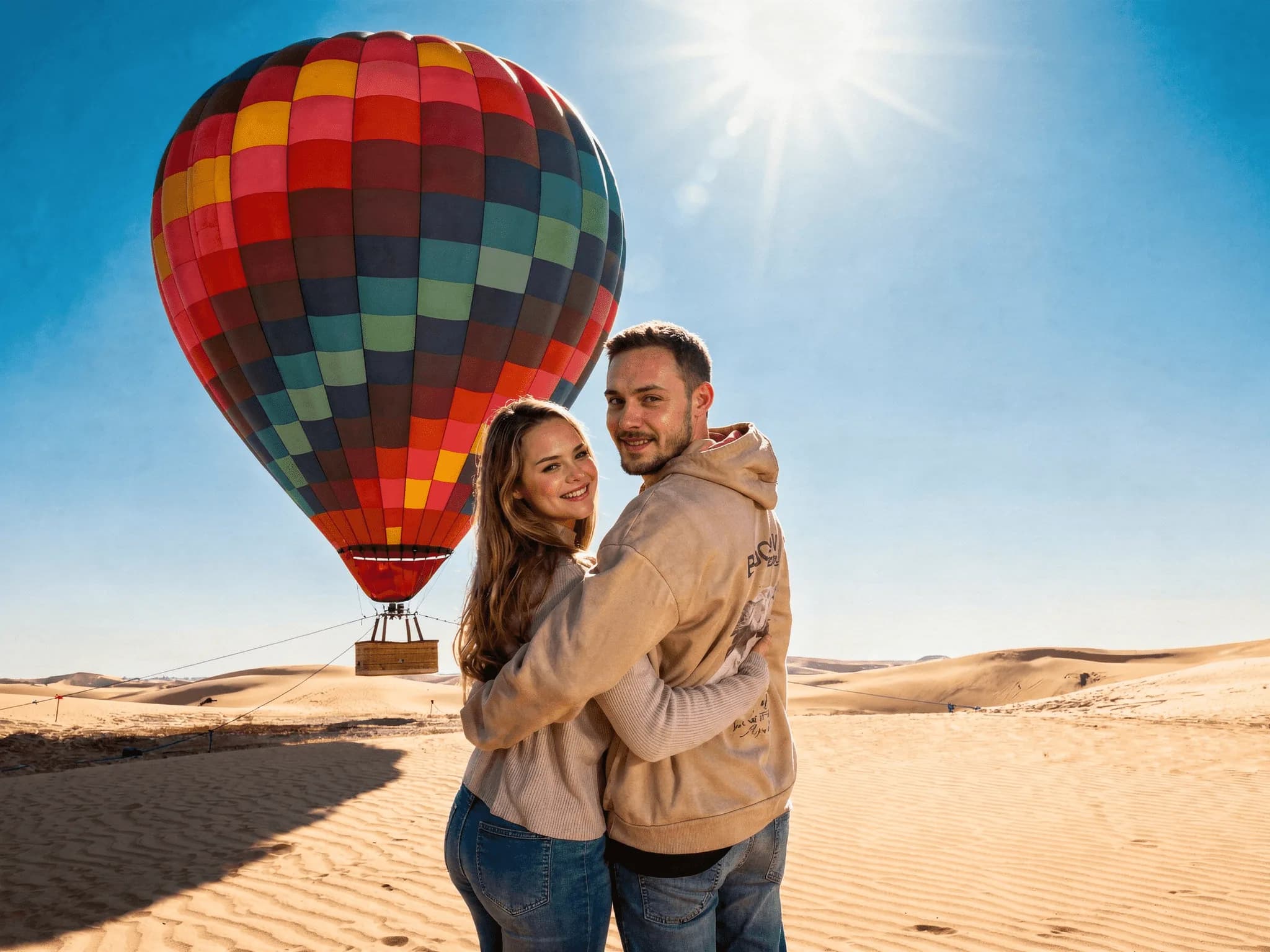 Hot Air Balloon Dubai: Sunrise Flights Over the Desert — Noble Life