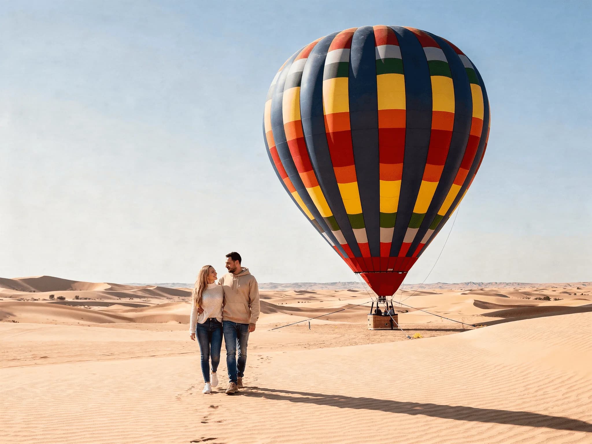 Hot Air Balloon Dubai: Sunrise Flights Over the Desert