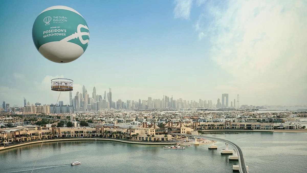 Dubai Atlantis Balloon Ride | Sky-High Views Over The Palm