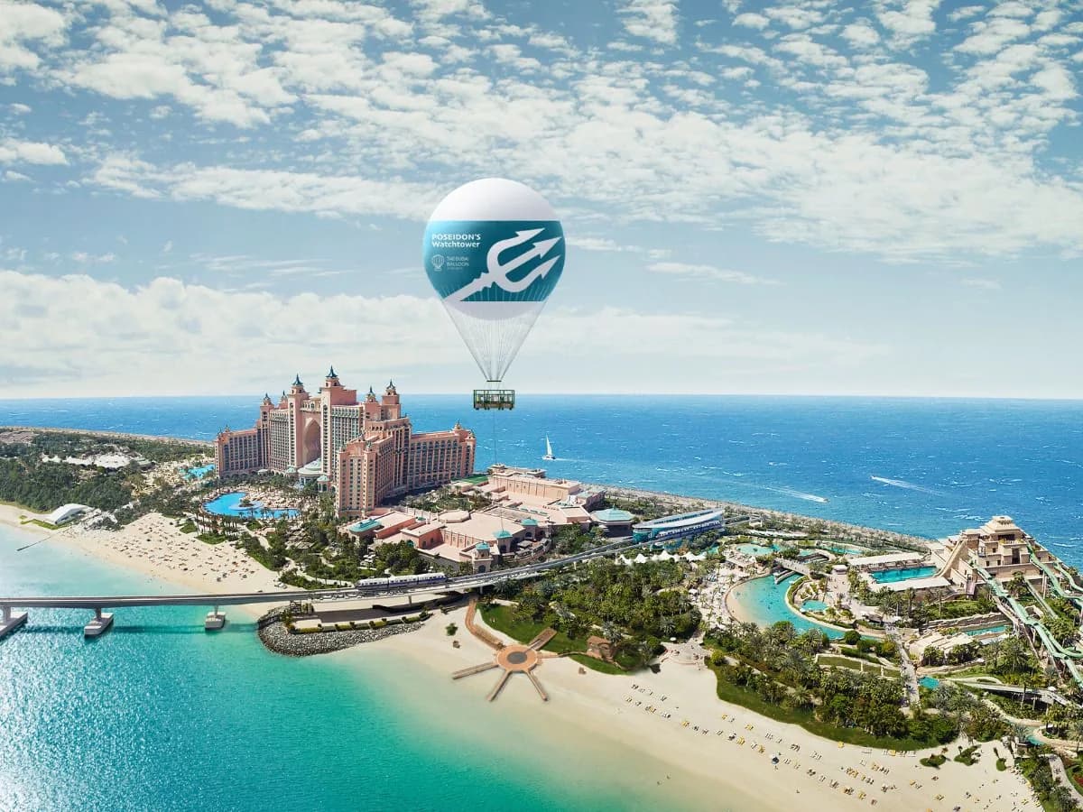 Dubai Atlantis Balloon Ride | Sky-High Views Over The Palm